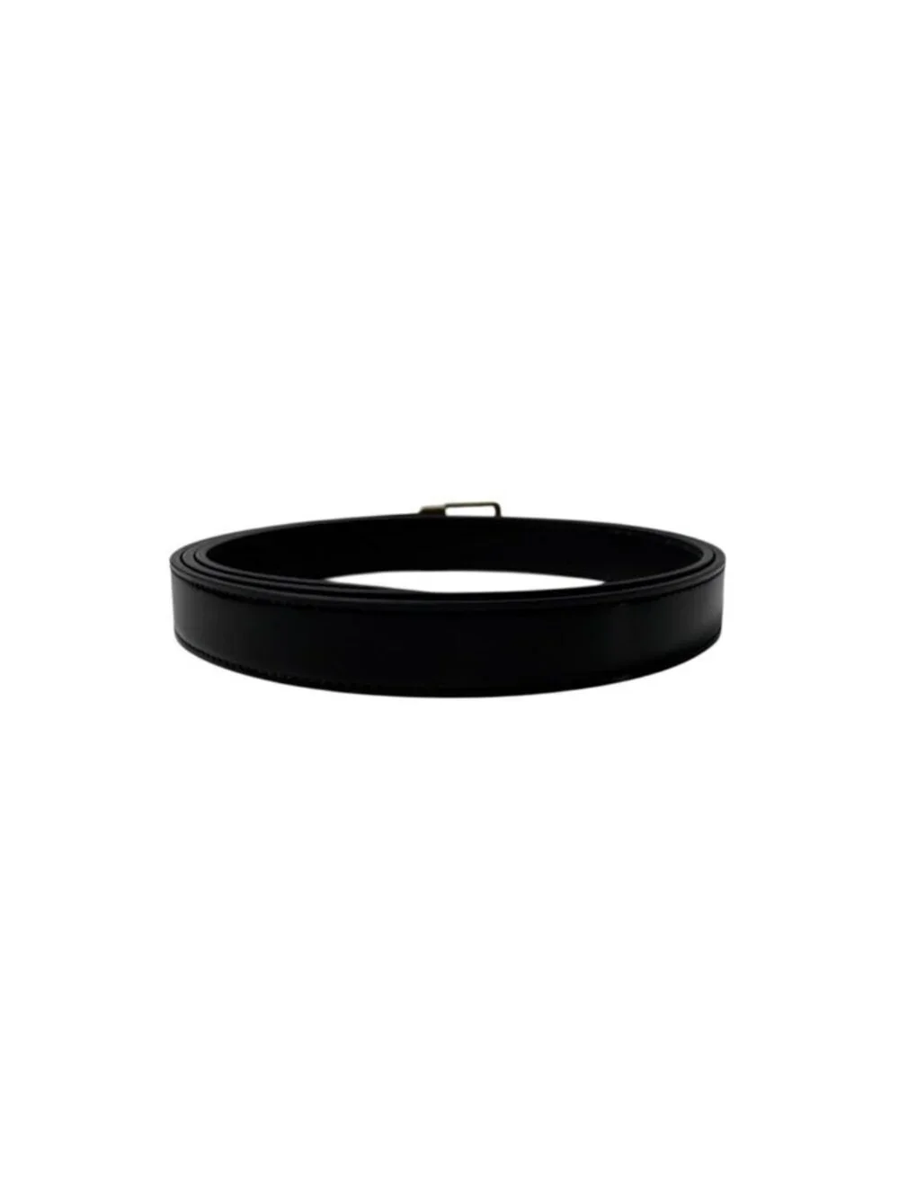 Saint Laurent YSL Yves Belt 100 Shiny Leather